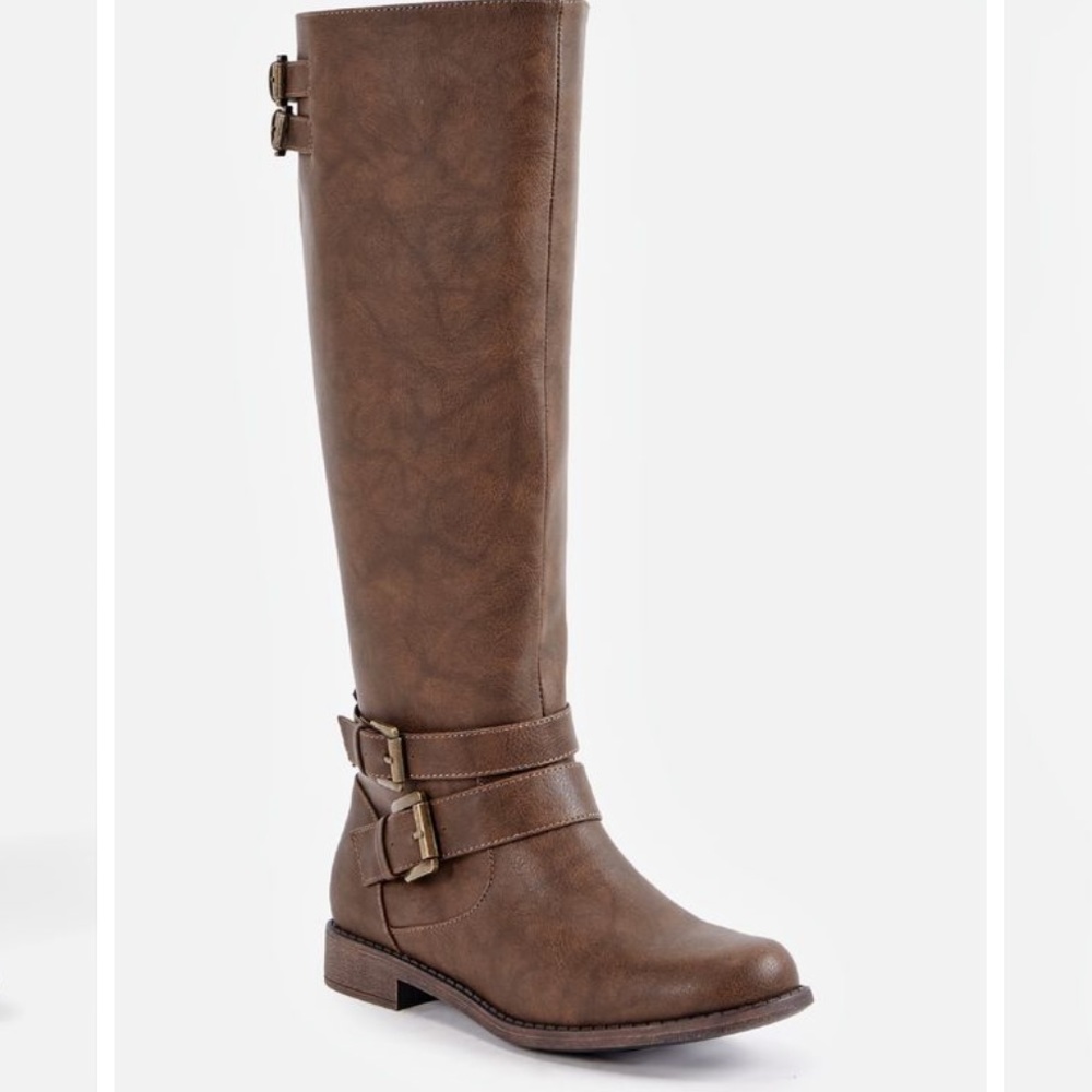 New Brown, buckle riding boots